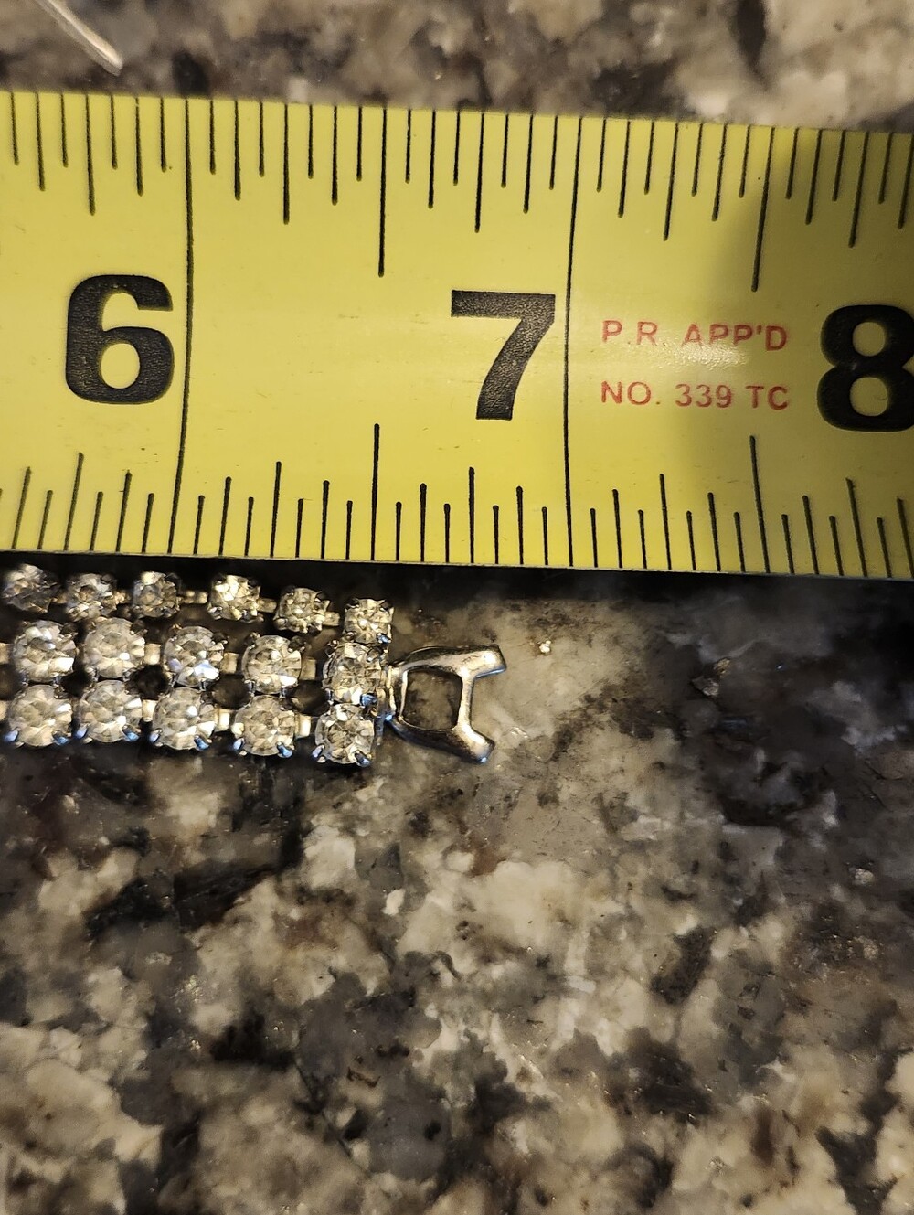 Stunning Rhinestone Three-Row Tennis Bracelet - Picture 10 of 10